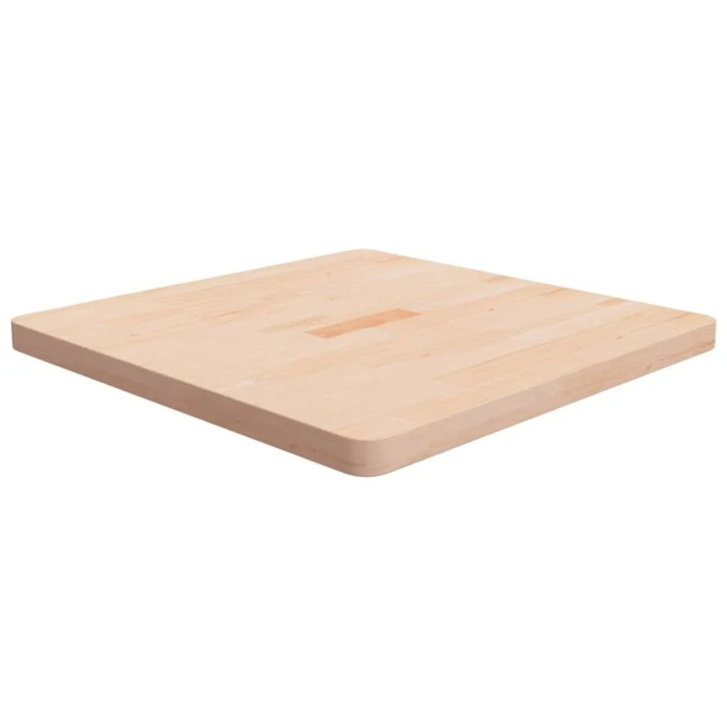 Image of VIDAXL Square Table Top 70x70x4cm Untreated Solid Wood Oak Vidaxl 342945