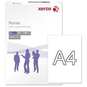Image of Xerox (A4) Premier 80g/m2 White Paper (500 Sheets)