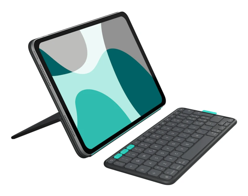 Image of Logitech Flip Folio QWERTZ Swiss Bluetooth Graphite