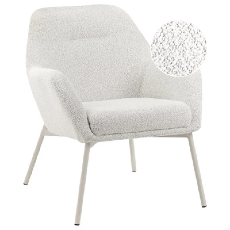 Image of Beliani Armchair Jabro Fabric Off-White