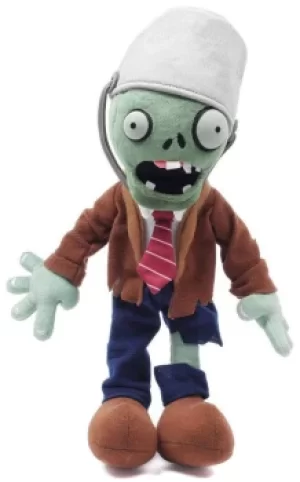 Image of Plants vs. Zombies Buckethead Zombie Stuffed Figurine multicolor