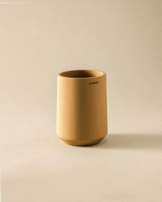 Image of Cosmic Toothbrush Holder, Big Capacity, Durable, Polyresin Soft Touch, Mandarin, Saona