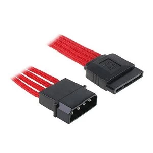 Image of BitFenix Alchemy Molex to SATA Adapter 45cm Sleeved red/black