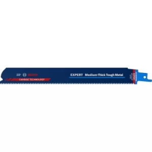 Image of Bosch Expert S1155HHM Medium-Thick Tough Metal Cutting Reciprocating Saw Blades 225mm Pack of 1
