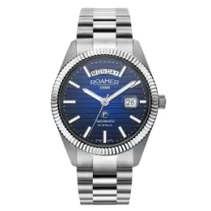 Image of Roamer 981666 41 45 50 Daydate II Automatic Steel Bracelet Wristwatch