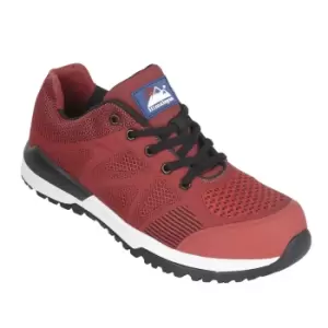 Image of Red Non Metallic Trainer Size 6/39