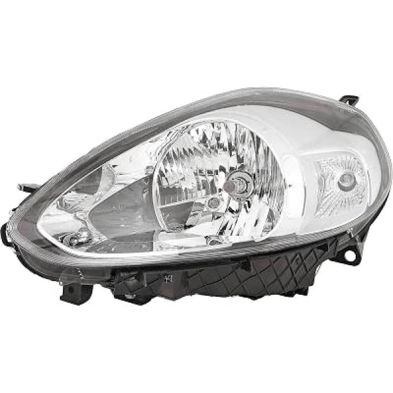 Image of DIEDERICHS 3457081 Headlights H4, with bulb, Left, with motor for headlamp levelling, Halogen Headlight (259)