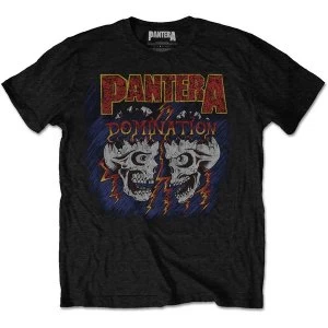 image of Pantera - Domination Unisex Large T-Shirt - Black