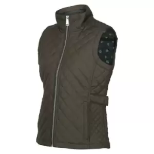 Image of Regatta Charleigh Bodywarmer - DkKhak/FlDot
