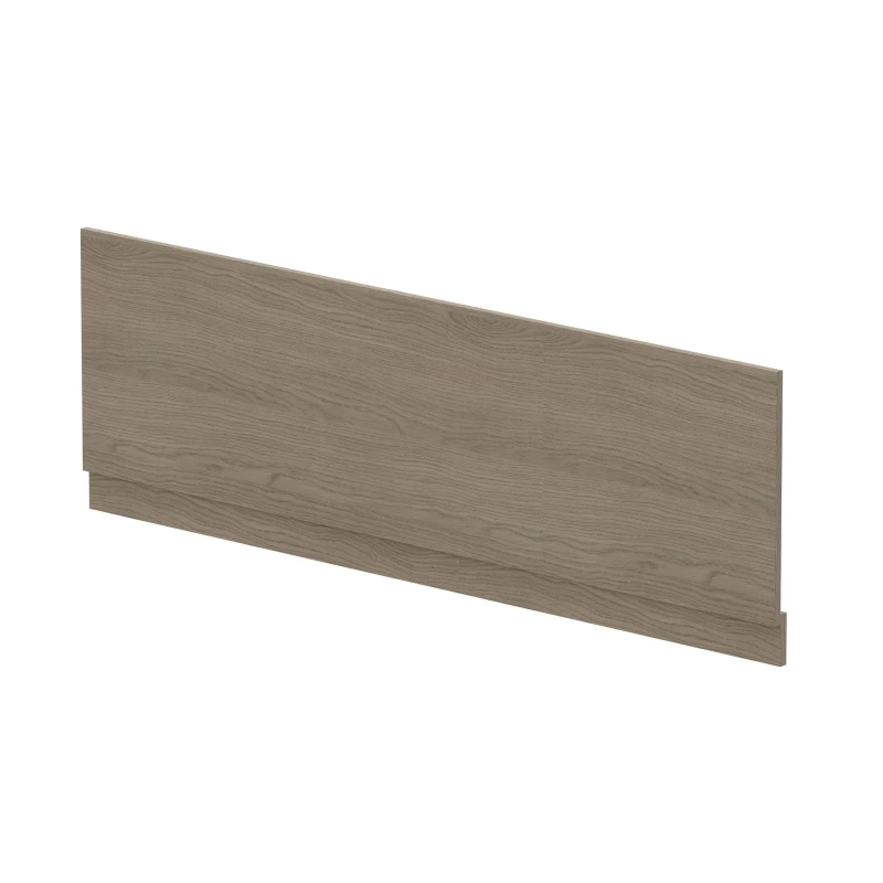Image of Balterley Bath MFC Front Panel & Plinth - 1700mm - Woodgrain Solace Oak Brown