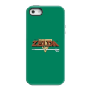 image of Nintendo The Legend Of Zelda Retro Logo Phone Case - iPhone 5/5s - Tough Case - Gloss