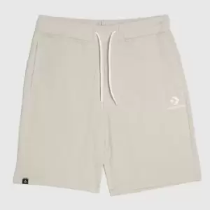 image of Converse Renew Embroidered Shorts In Grey