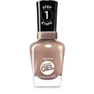 image of Sally Hansen Miracle Gel Gel Nail Varnish without UV/LED Sealing Shade 212 Mocha Me Crazy 14,7 ml