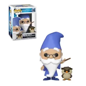 Image of The Sword in the Stone POP! & Buddy Vinyl Figure Merlin w/Archimedes 9 cm
