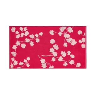 Image of Joules Penzance Bath Mat, Red