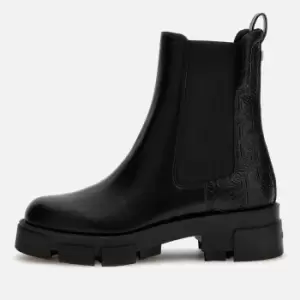 image of Guess Womens Madla3 Leather Chelsea Boots - Black - UK 4