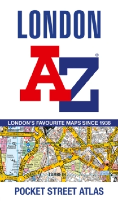 Image of London A-Z Pocket Atlas. Paperback. By AZ Maps Books