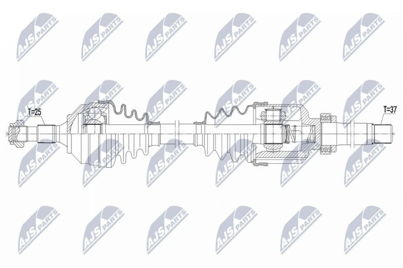 Image of NTY Drive shaft NTY NPW-CT-155