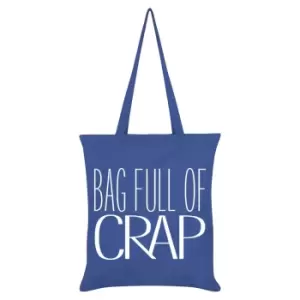 Image of Grindstore Bag Full Of Crap Tote Bag (One Size) (Cornflower Blue)