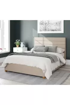 Image of Kelly Upholstered Ottoman Storage Bed, Malham Weave Fabric