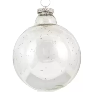 Image of The Noel Collection Silver Neck Large Bauble