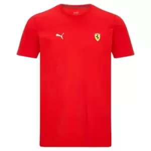 Image of 2022 Ferrari Fanwear Small Shield Tee (Red)
