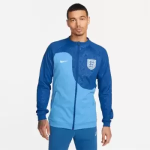 Image of Nike England Anthem Jacket 2023 Adults - Blue