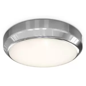 Image of 4Lite Smart Connected By Wiz LED Wall And Ceiling Light IP65 Chrome WiFi/BLE