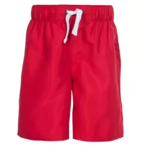 Image of Trespass Childrens Boys Riccardo Swimming Shorts (11/12 Years) (Red)