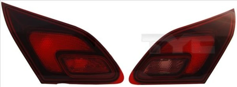 Image of TYC 17-0286-11-2 Rear light Inner Section, without bulb holder, Left Combination Rearlight (391)