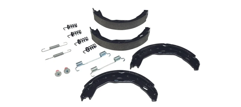Image of HELLA Handbrake shoes HELLA 8DA 355 050-771
