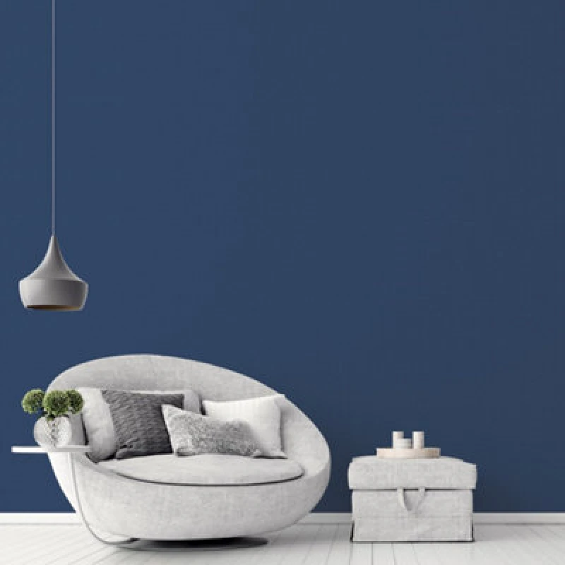 Image of Galerie Nordic Elements Blue Small Geometric Circles Wallpaper Roll