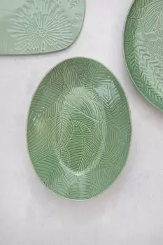 Image of Panama 32cm Oval Kiwi Serving Bowl