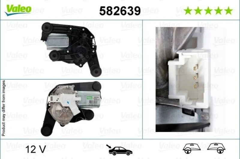 Image of Wiper motor VALEO 582639