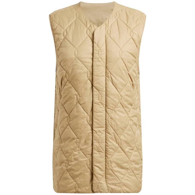 Image of Under Armour Womens Diamond Lightweight Quilted Gilet Brown female 8 (XS)