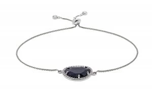 Image of Revere Gold Colour Blue Sandstone CZ Bracelet