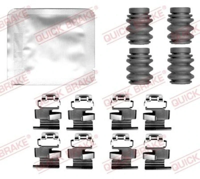 Image of QUICK BRAKE Brake pad fitting kit QUICK BRAKE 109-0175