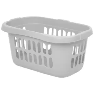 image of Laundry Basket Storage Plastic Clothes Large 60L Washing Hamper Tidy Organiser