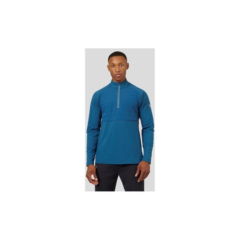 Image of Castore Mens Training Hybrid Quarter Zip - Green Green VPQSP Male M,XL