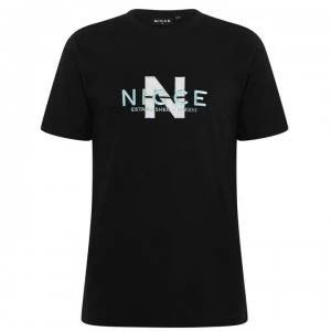 image of Nicce Monta T-Shirt Mens - Black