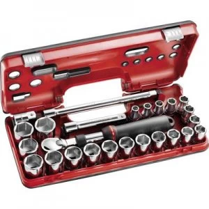 image of Facom Bit set Metric 1/2 (12.5 mm) 25 Piece SXL.DBOX2