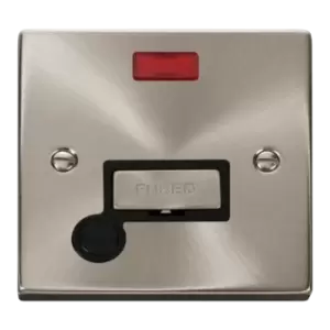 Image of Click Scolmore Deco Ingot 13A Flex Outlet Neon Fused Spur Unit - VPSC553BK