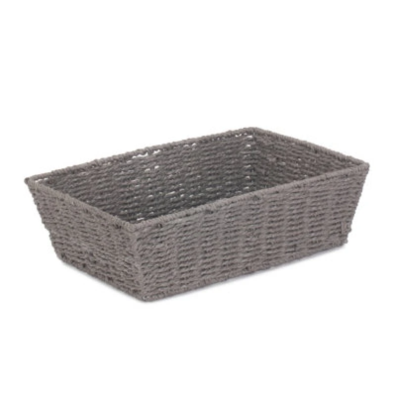 Image of Red Hamper Pt149 Paper Large Grey Paper Rope Serving Tray