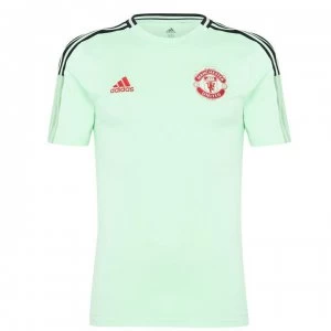 Image of adidas Manchester United T Shirt Mens - Glory Mint