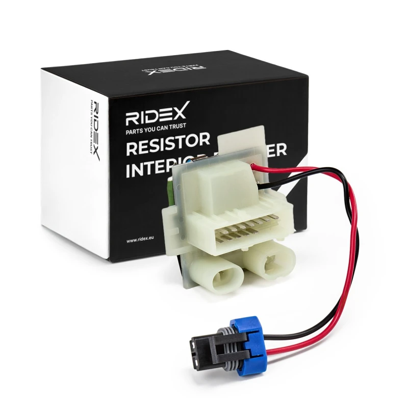 Image of RIDEX Blower motor resistor RIDEX 2975R0064