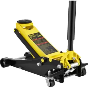 Floor Jack, 3 Ton Low Profile Floor Jack, Heavy-duty Steel Racing Floor Jack With Dual Piston Quick Lift Pump, Floor Jack Lifting Range 85 mm-500 mm