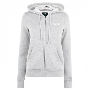 Converse Nova Zipped Hoodie Ladies - V Gry Hthr 035