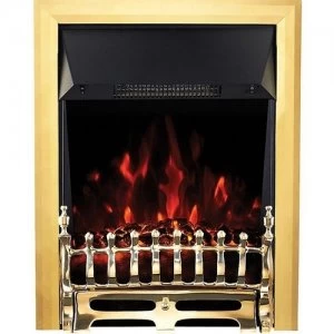 image of Focal Point Blenheim Electric Fire - Brass Effect