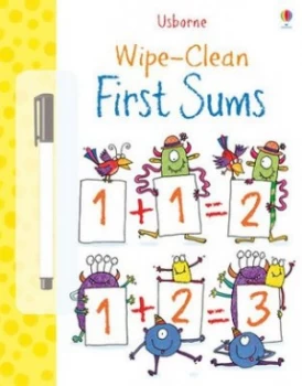 Image of Wipe Clean First Sums by Kimberly Scott Paperback