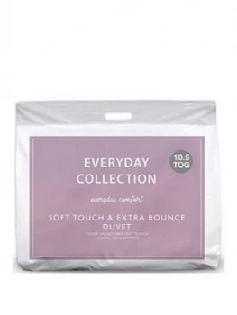 image of Everyday Collection Soft Touch and Extra Bounce 10.5 Tog Duvet